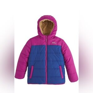 Eddie Bauer Kids Reversible Plush Hoodie Jacket S(7/8)